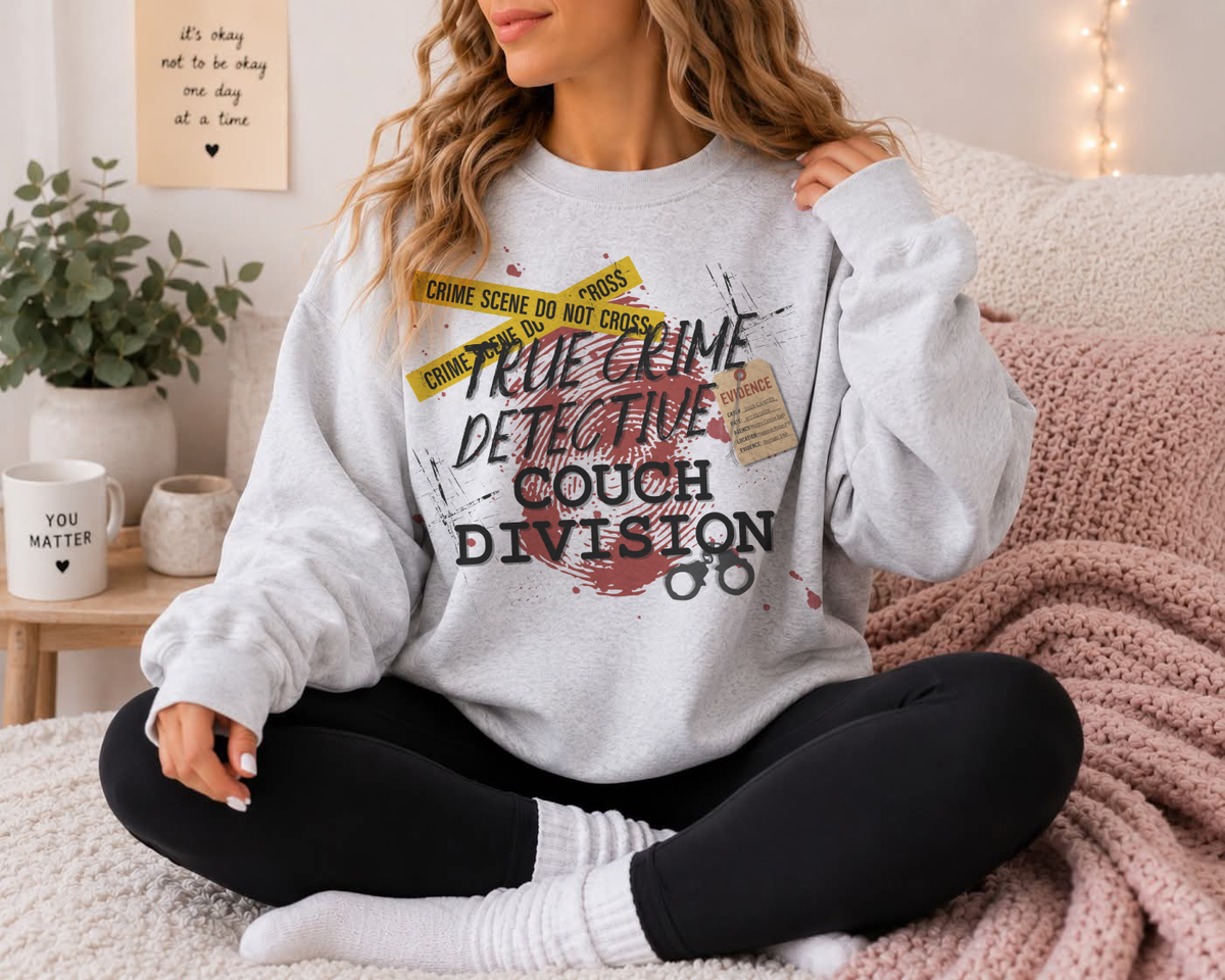True crime detective couch division