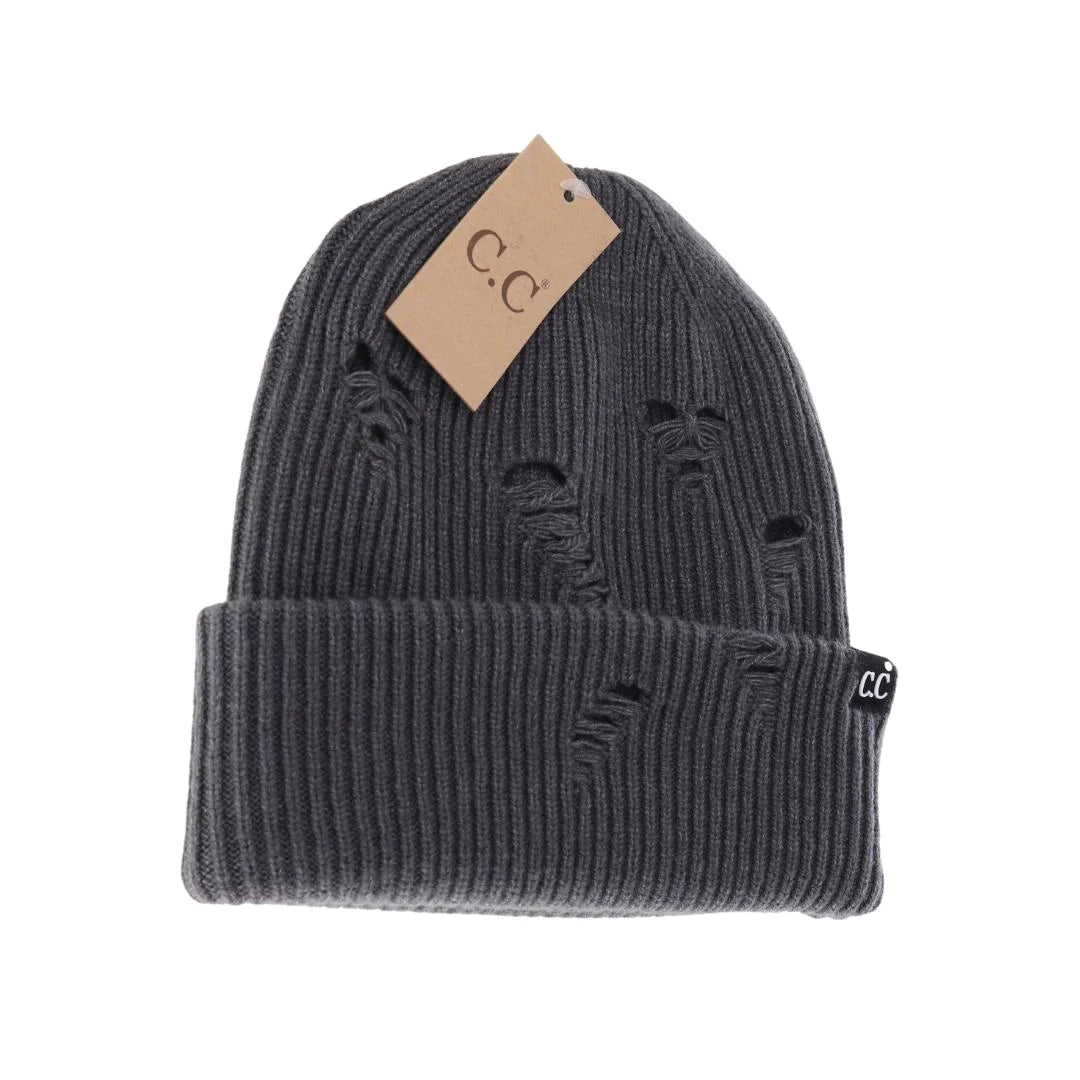 CC Adult Distress Beanie