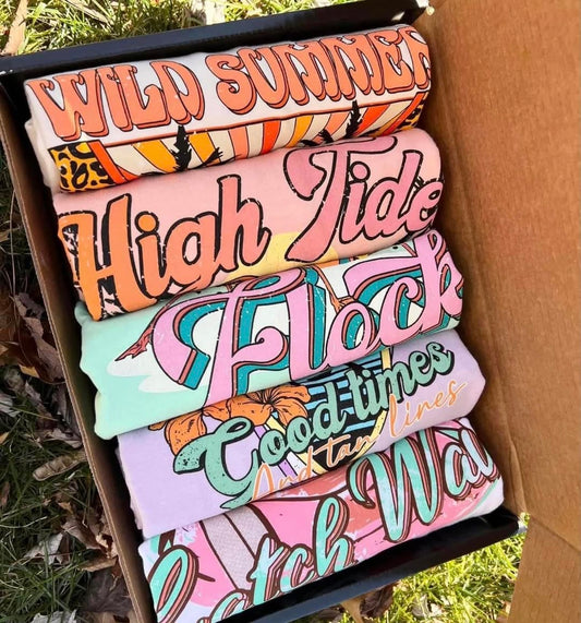 SEASONAL MYSTERY BOXES - RTS - Contains one of each size S-2X