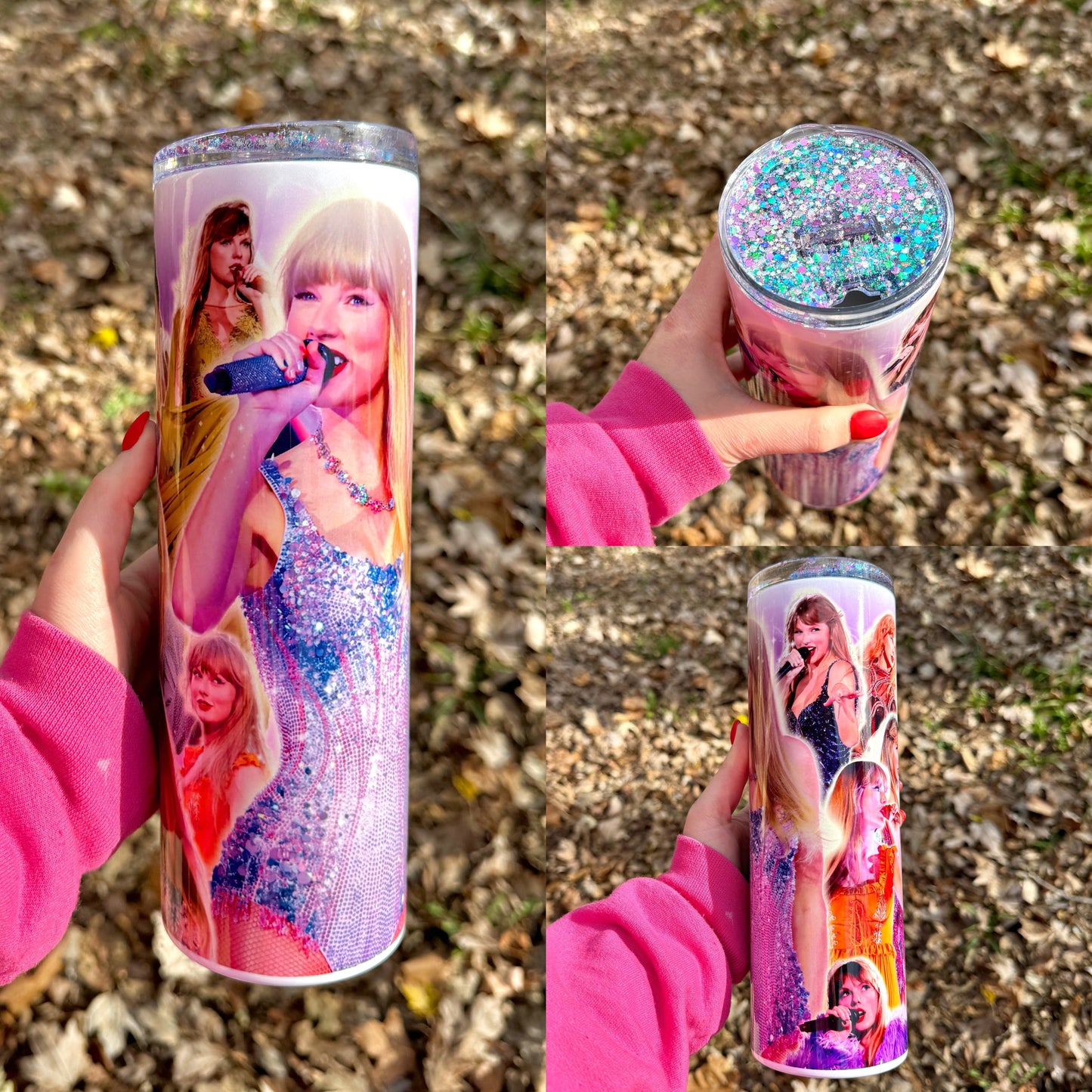 Glitter Singer tumbler