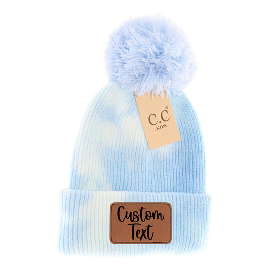 CC Kid Tie Dye Pom Beanie 7380