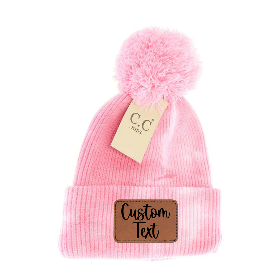 CC Kid Tie Dye Pom Beanie 7380