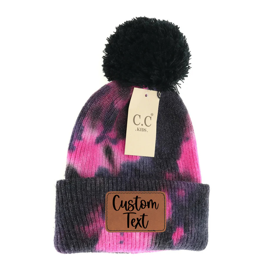 CC Kid Tie Dye Pom Beanie 7380