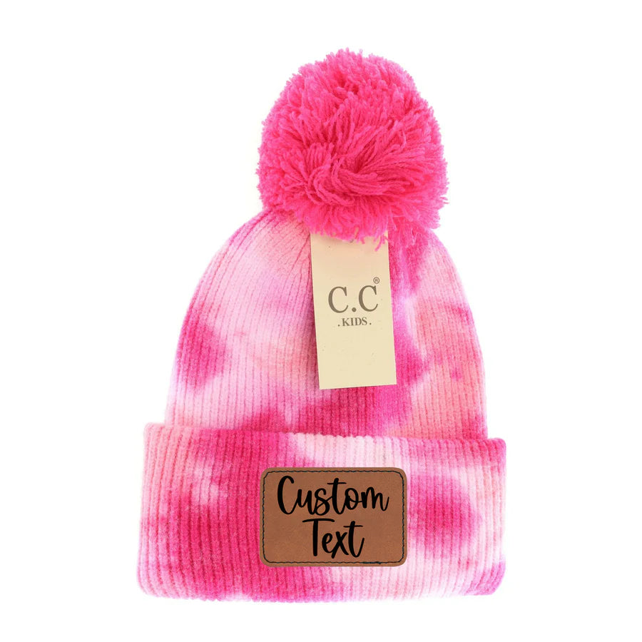 CC Kid Tie Dye Pom Beanie 7380