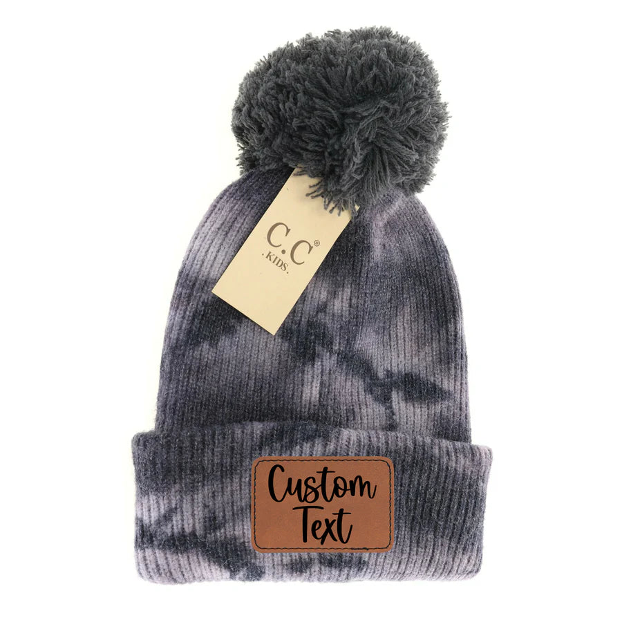 CC Kid Tie Dye Pom Beanie 7380