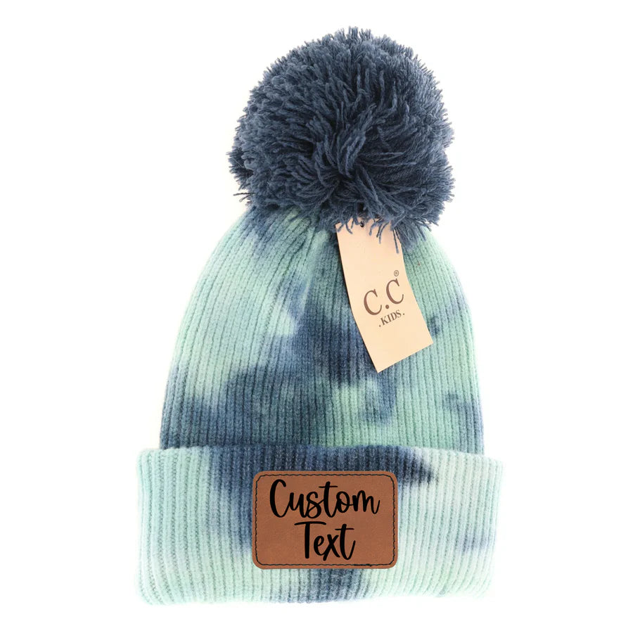 CC Kid Tie Dye Pom Beanie 7380