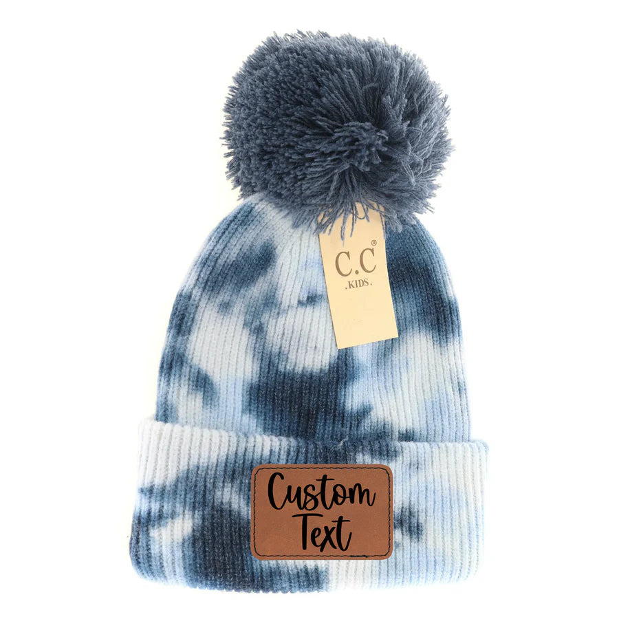 CC Kid Tie Dye Pom Beanie 7380