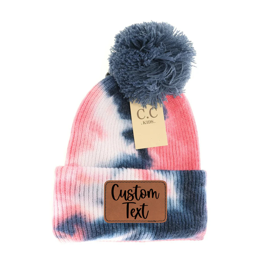 CC Kid Tie Dye Pom Beanie 7380