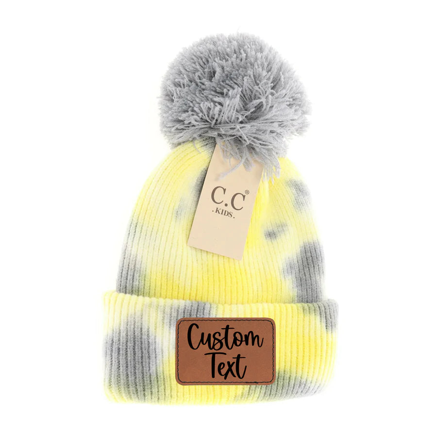 CC Kid Tie Dye Pom Beanie 7380