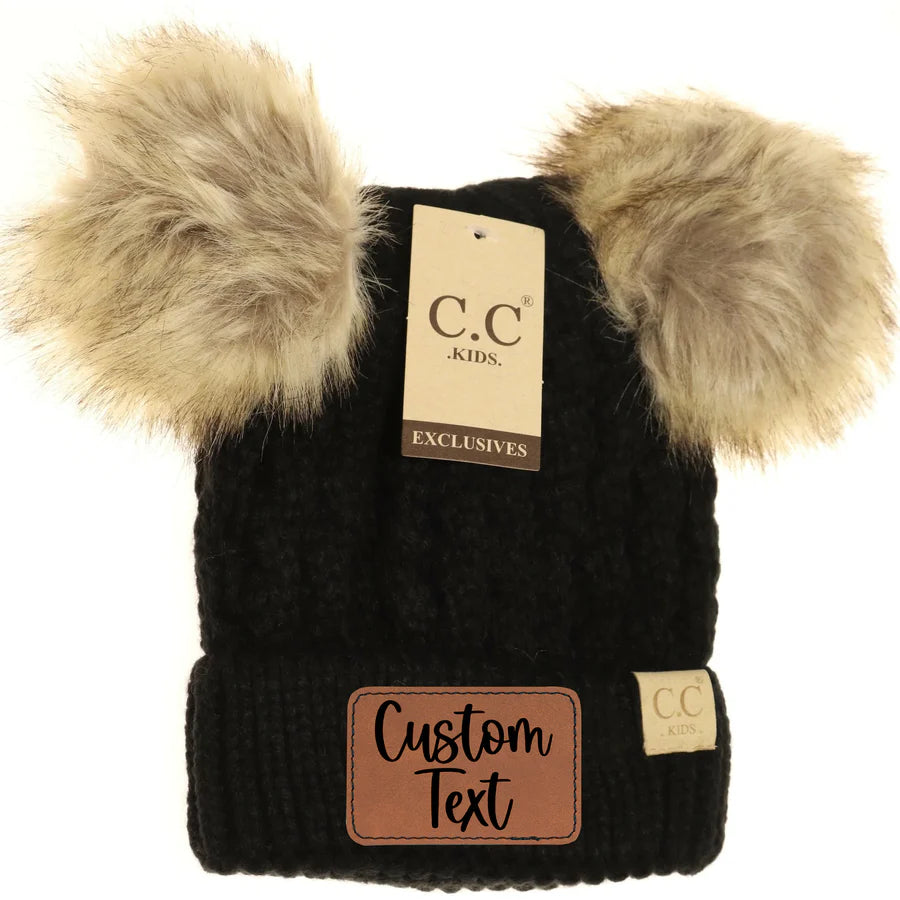 CC Kids Double Pom Beanie 2055