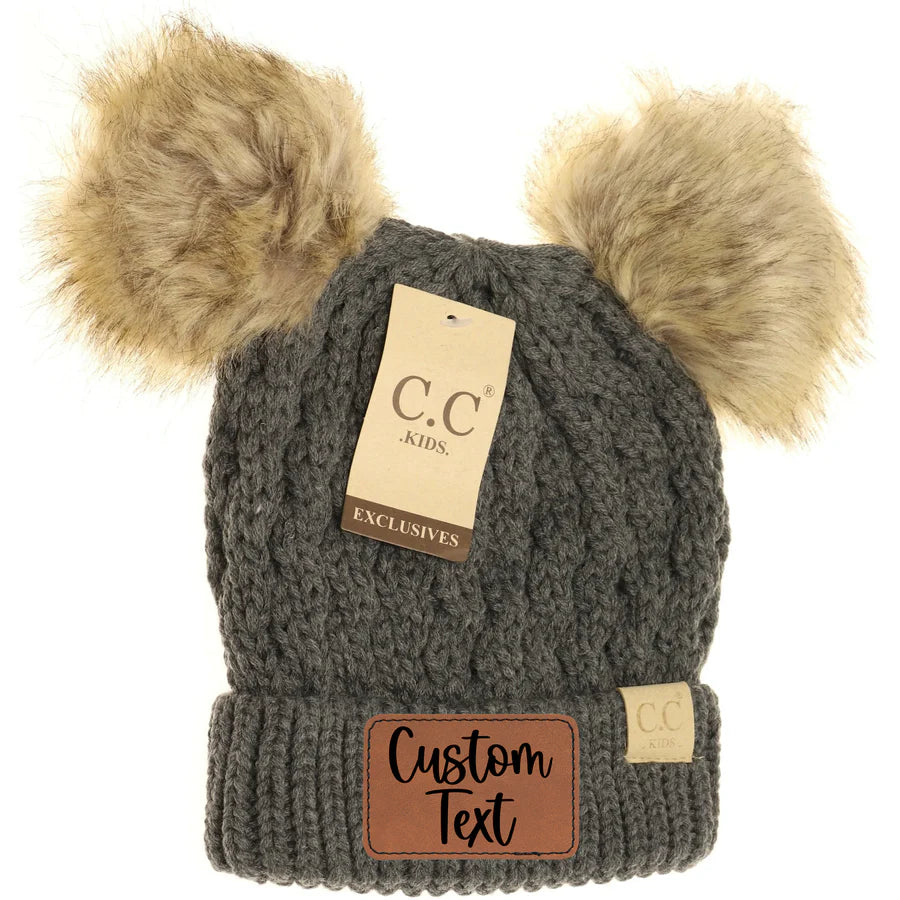 CC Kids Double Pom Beanie 2055