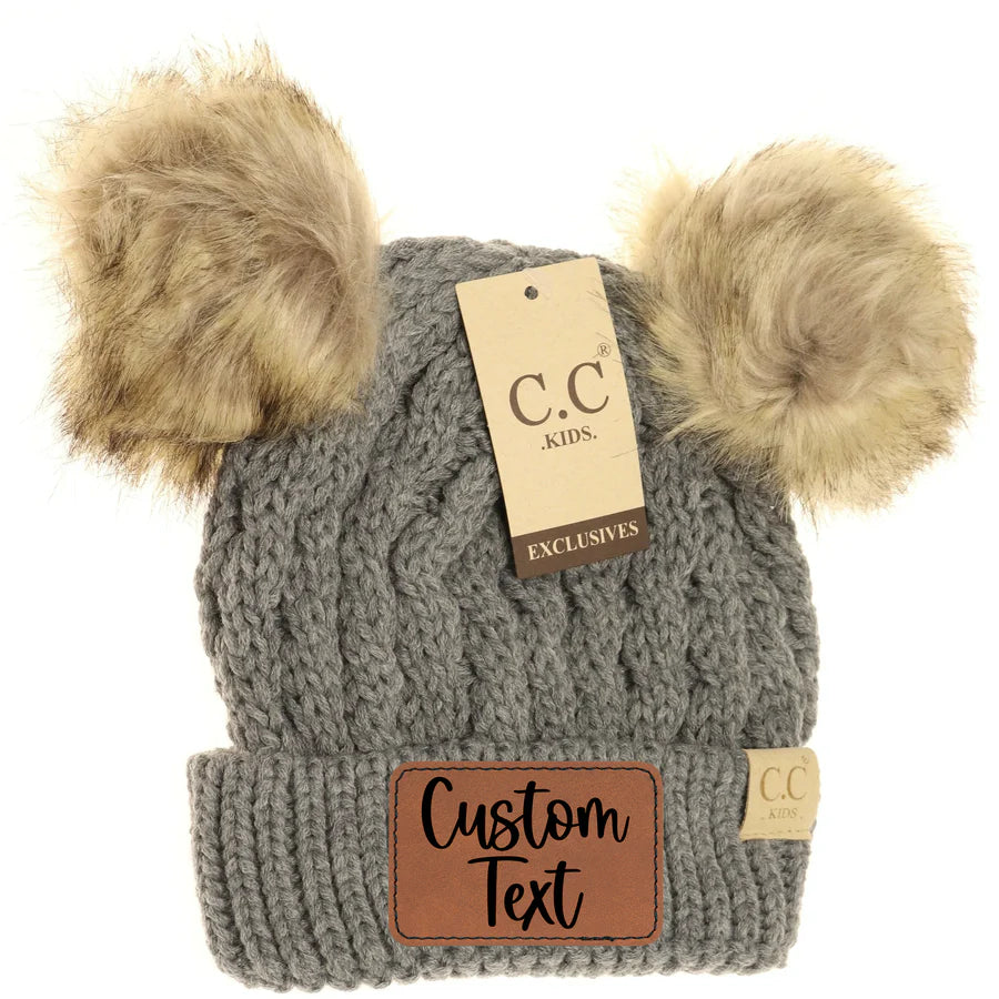 CC Kids Double Pom Beanie 2055