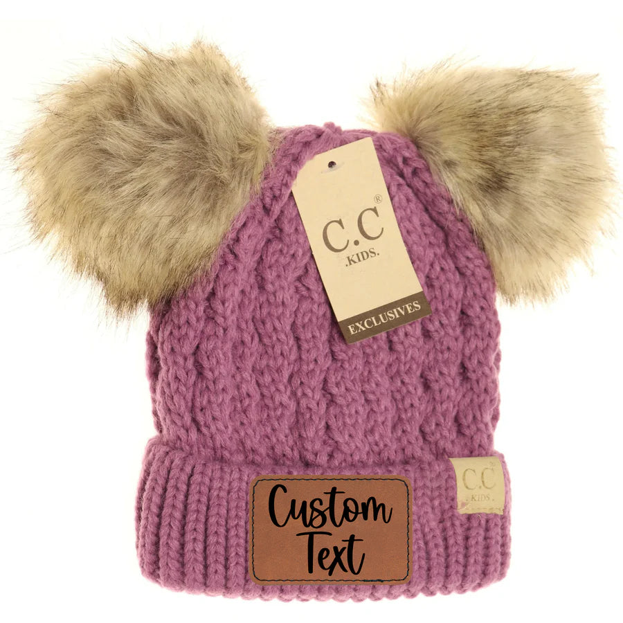 CC Kids Double Pom Beanie 2055