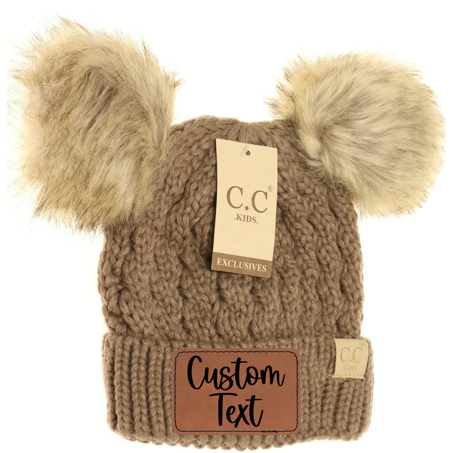 CC Kids Double Pom Beanie 2055