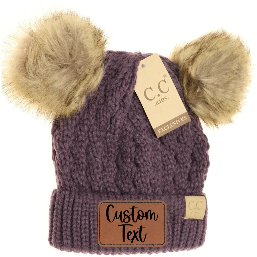 CC Kids Double Pom Beanie 2055