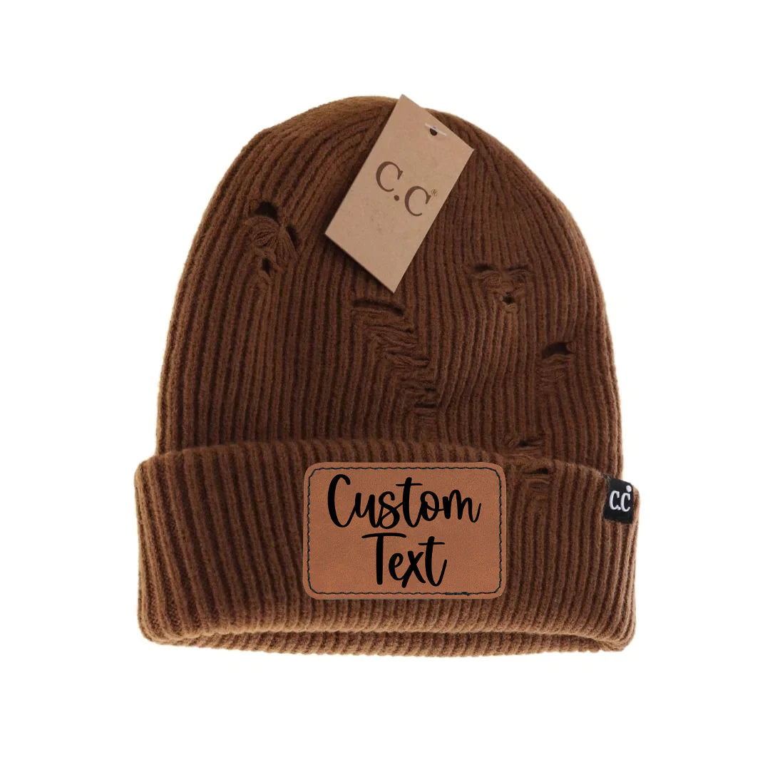 CC Adult Distress Beanie