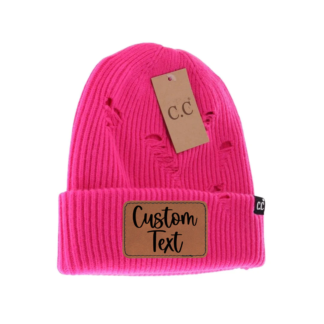 CC Adult Distress Beanie