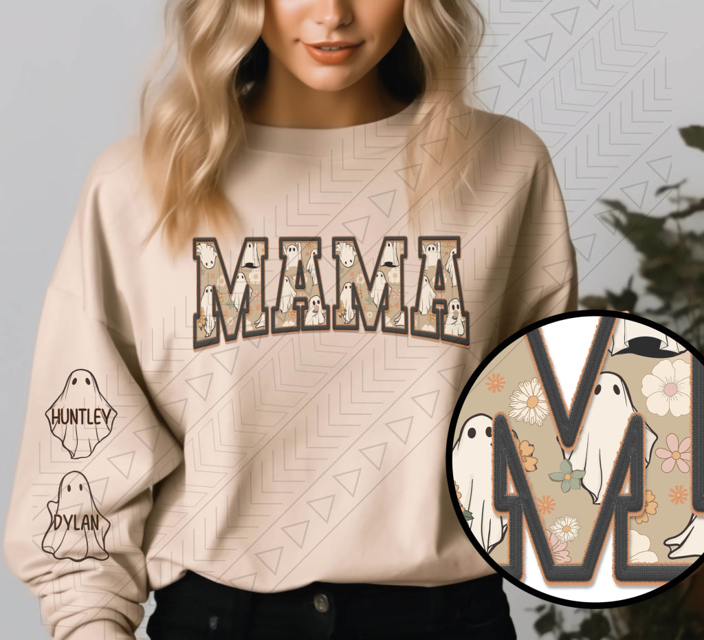 Ghost Mama Sweatshirt (Custom) Shirts & Tops