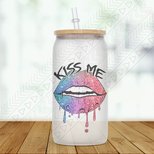 Kiss Me Glass Can