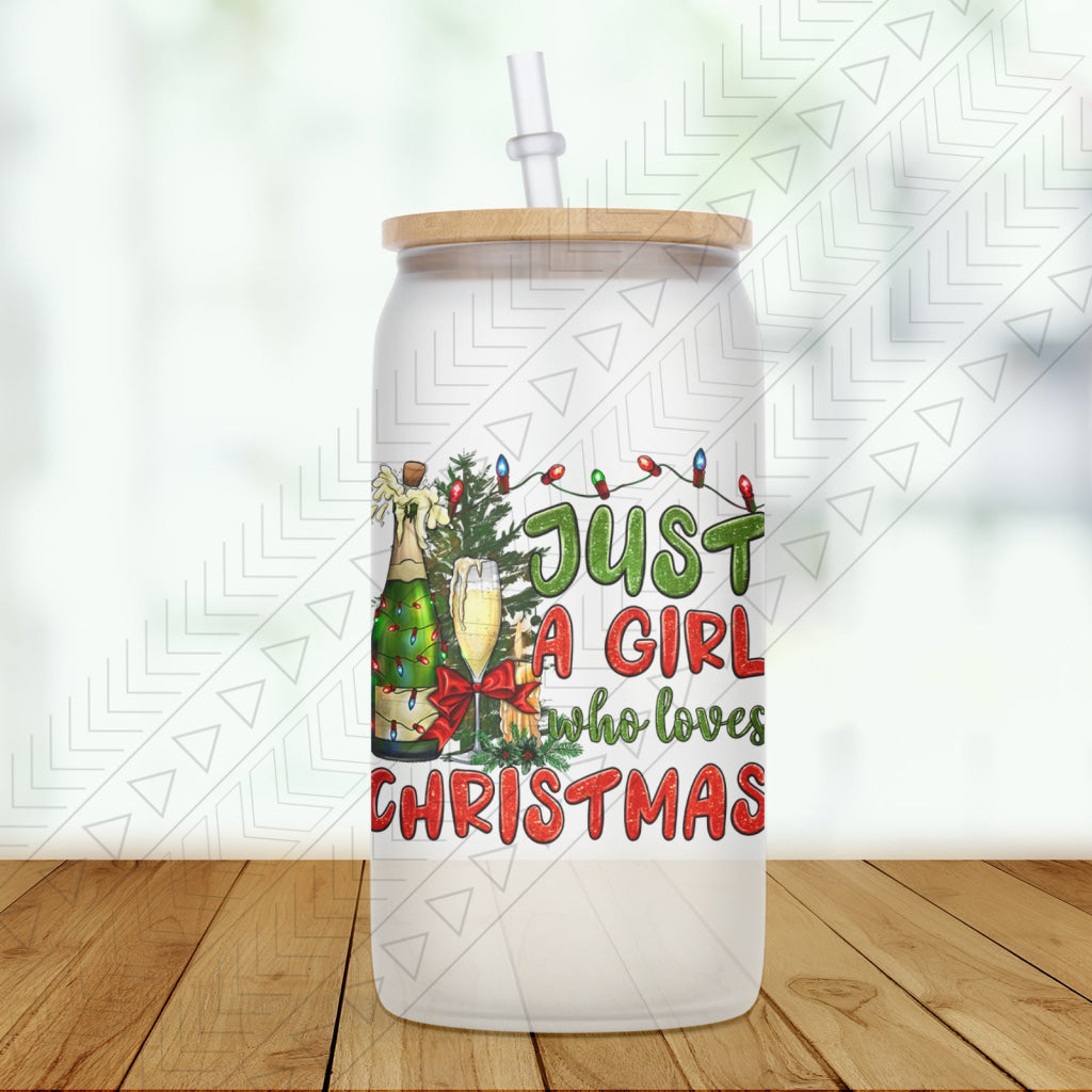 Loves Christmas Spirits Glass Can