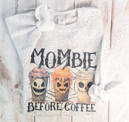 Mombie Before Coffee Sweatshirt Shirts & Tops