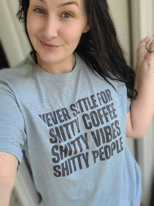 Never Settle Shirts & Tops