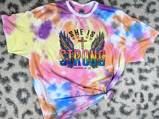 She is strong dyed
